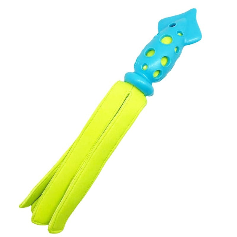 KFX-0351421 Interactive Squeaky Cuttlefish Chew Toy for Dogs - Teeth Cleaning Pet Toy for All Sizes