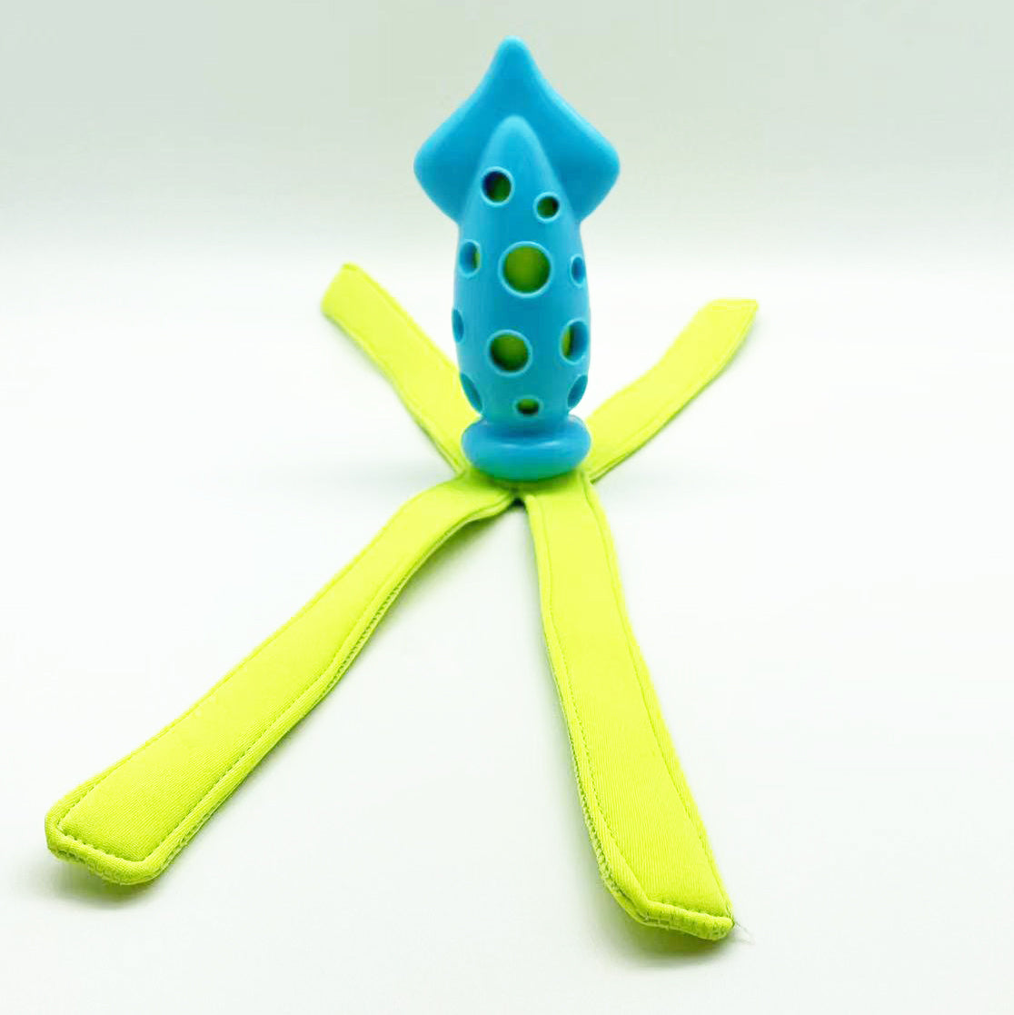KFX-0351421 Interactive Squeaky Cuttlefish Chew Toy for Dogs - Teeth Cleaning Pet Toy for All Sizes