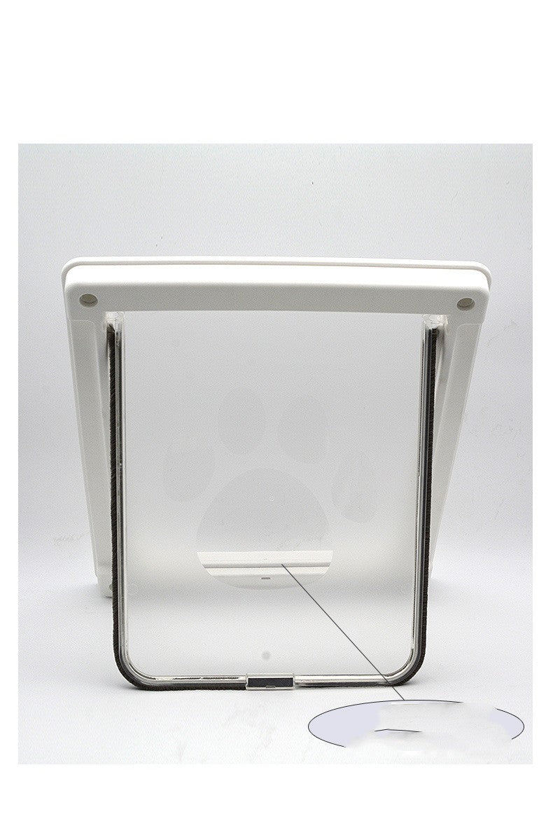 KFX-0351549 Plastic Pet Door with Flap – White, Brown, Black – Small & Large Sizes Available