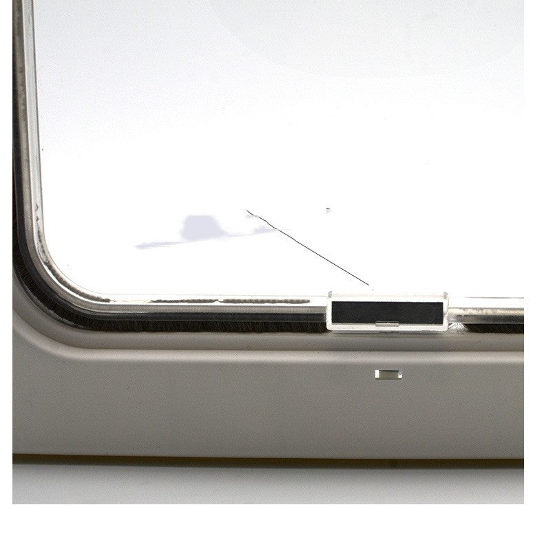 KFX-0351549 Plastic Pet Door with Flap – White, Brown, Black – Small & Large Sizes Available