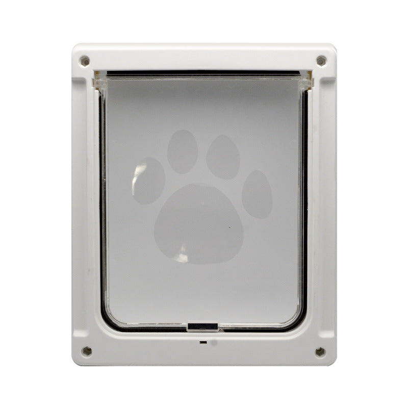 KFX-0351549 Plastic Pet Door with Flap – White, Brown, Black – Small & Large Sizes Available