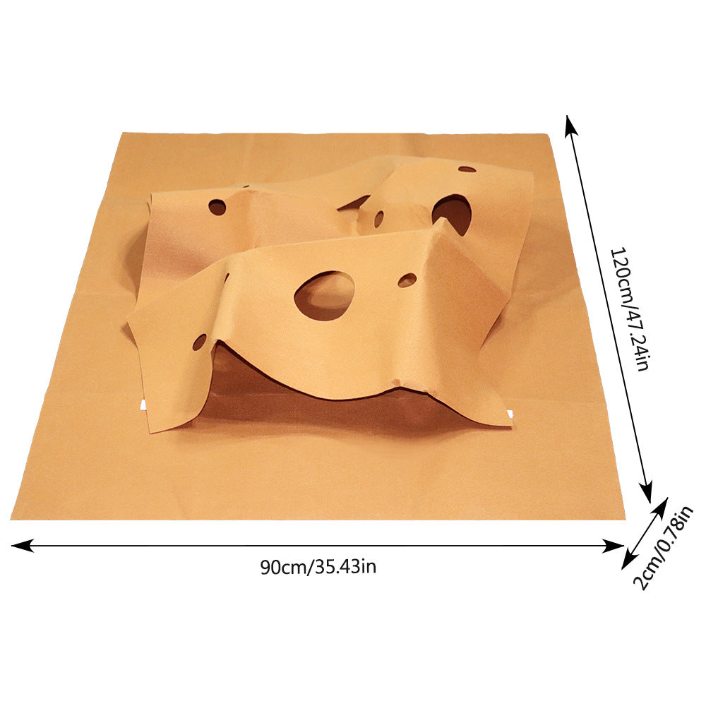 KFX-0351805 Felt Cat Litter Pad Toy for Playtime and Comfort - 120cm x 90cm