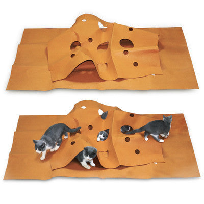 KFX-0351805 Felt Cat Litter Pad Toy for Playtime and Comfort - 120cm x 90cm