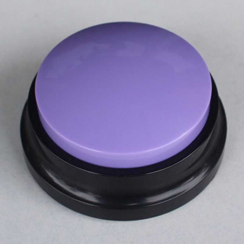 KFX-0356541 Interactive Sound Buttons for Dog Communication - Customizable Record-and-Play Buttons for Pet Training