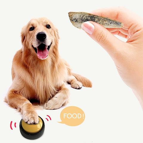 KFX-0356541 Interactive Sound Buttons for Dog Communication - Customizable Record-and-Play Buttons for Pet Training
