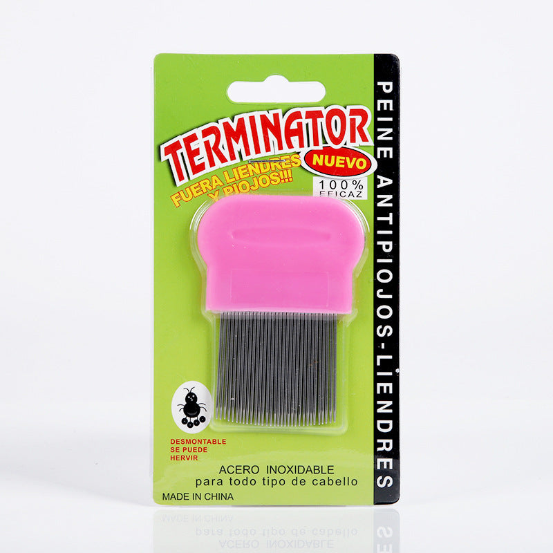 KFX-0361277 Stainless Steel Pet Comb for Cats in Various Colors - Durable and Lightweight