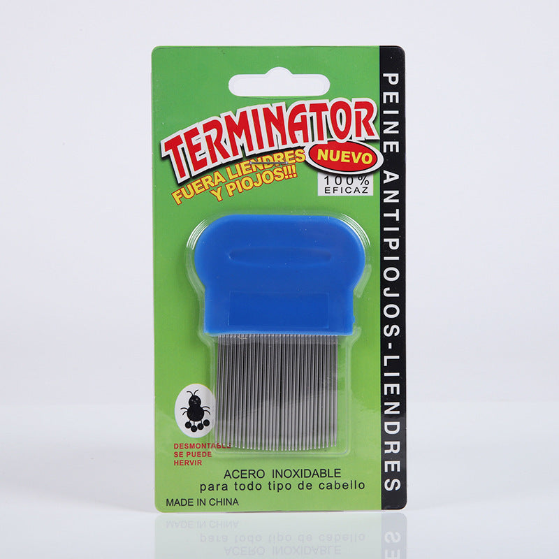 KFX-0361277 Stainless Steel Pet Comb for Cats in Various Colors - Durable and Lightweight