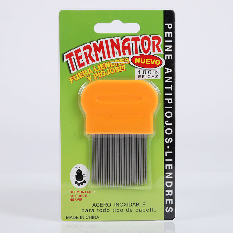 KFX-0361277 Stainless Steel Pet Comb for Cats in Various Colors - Durable and Lightweight
