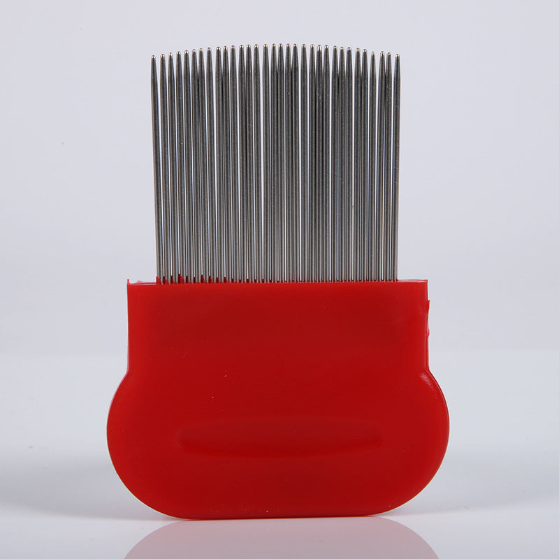 KFX-0361277 Stainless Steel Pet Comb for Cats in Various Colors - Durable and Lightweight