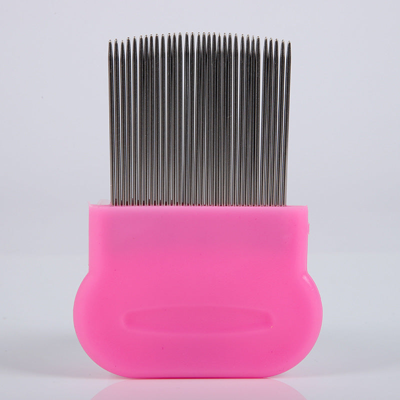 KFX-0361277 Stainless Steel Pet Comb for Cats in Various Colors - Durable and Lightweight