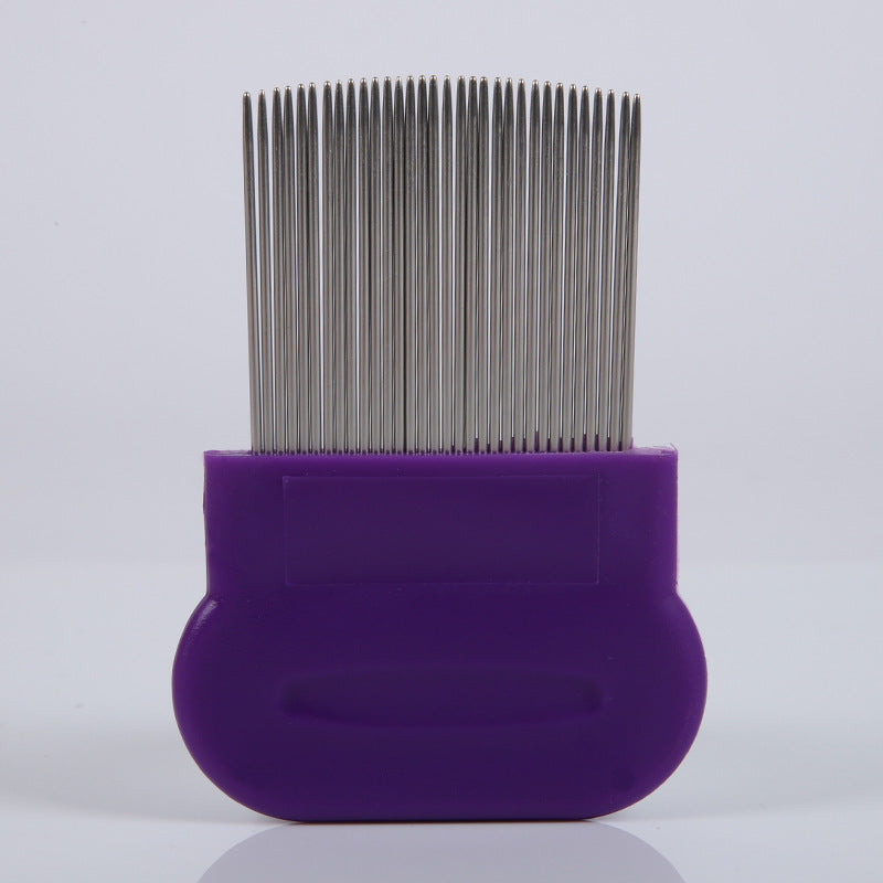 KFX-0361277 Stainless Steel Pet Comb for Cats in Various Colors - Durable and Lightweight