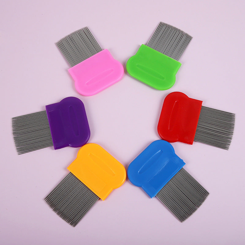 KFX-0361277 Stainless Steel Pet Comb for Cats in Various Colors - Durable and Lightweight