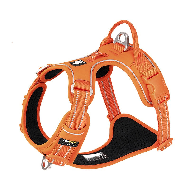KFX-0364733 Camouflage Reflective Nylon Dog Chest Strap - Explosion-proof Design