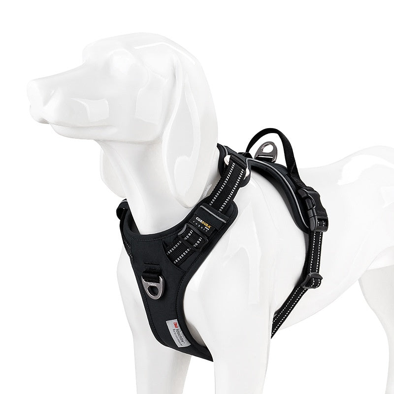 KFX-0364733 Camouflage Reflective Nylon Dog Chest Strap - Explosion-proof Design