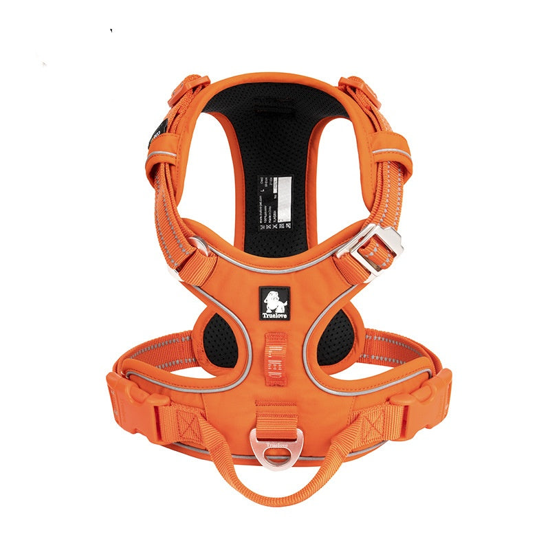 KFX-0364733 Camouflage Reflective Nylon Dog Chest Strap - Explosion-proof Design