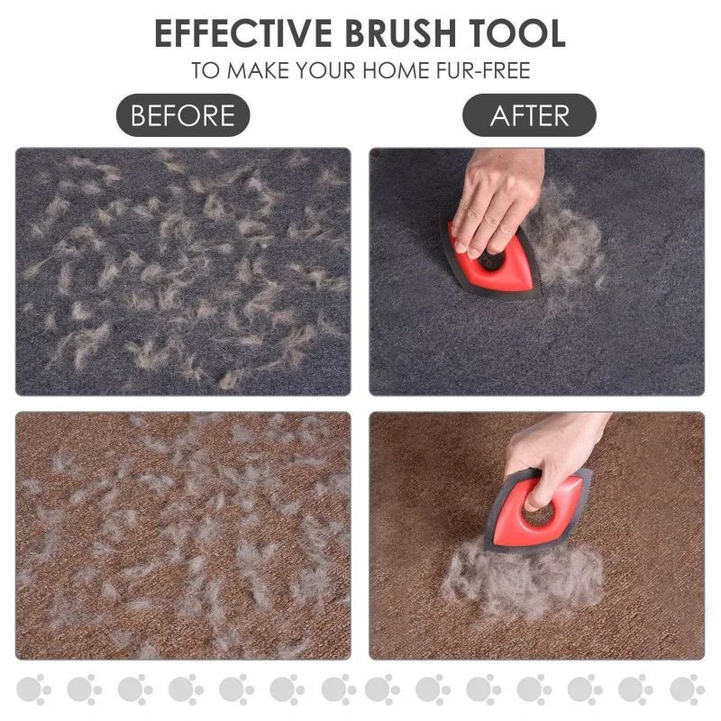 KFX-0367037 Pet Hair Remover for Easy Cat and Dog Fur Cleaning on Carpets, Sofas, and Cars