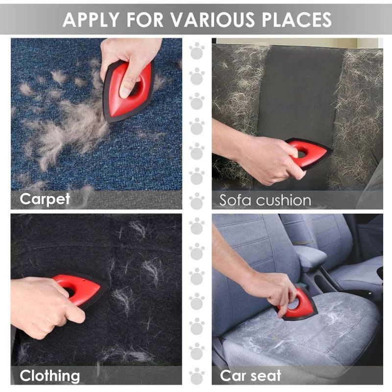 KFX-0367037 Pet Hair Remover for Easy Cat and Dog Fur Cleaning on Carpets, Sofas, and Cars