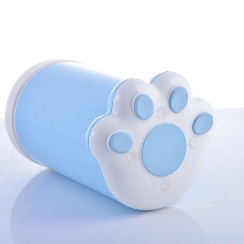 KFX-0367293 Portable Dog and Cat Paw Cleaning Cup - Silicone Foot Washing Tool for Small Pets