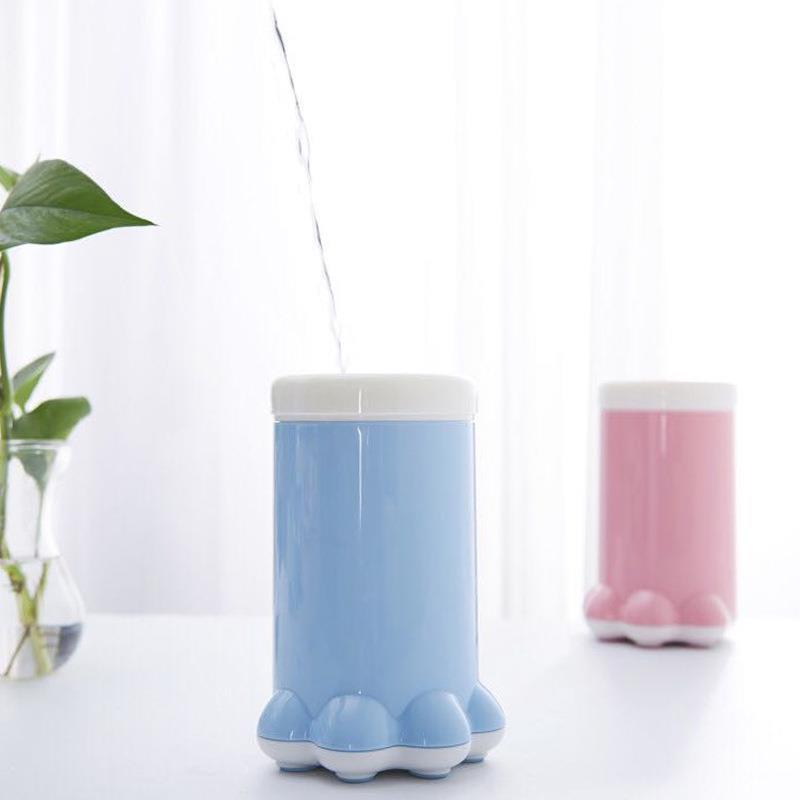 KFX-0367293 Portable Dog and Cat Paw Cleaning Cup - Silicone Foot Washing Tool for Small Pets