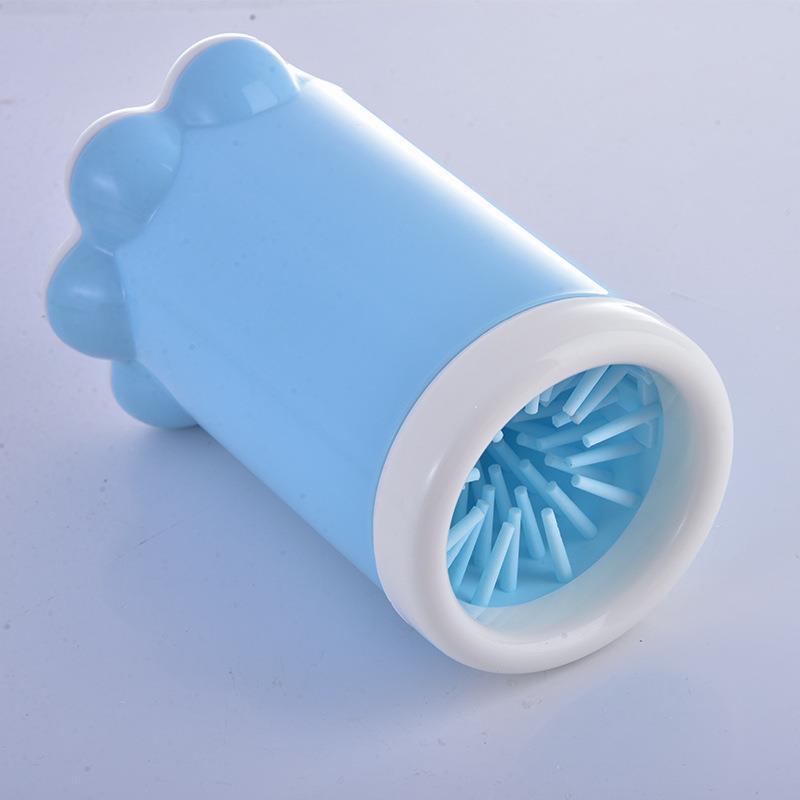 KFX-0367293 Portable Dog and Cat Paw Cleaning Cup - Silicone Foot Washing Tool for Small Pets