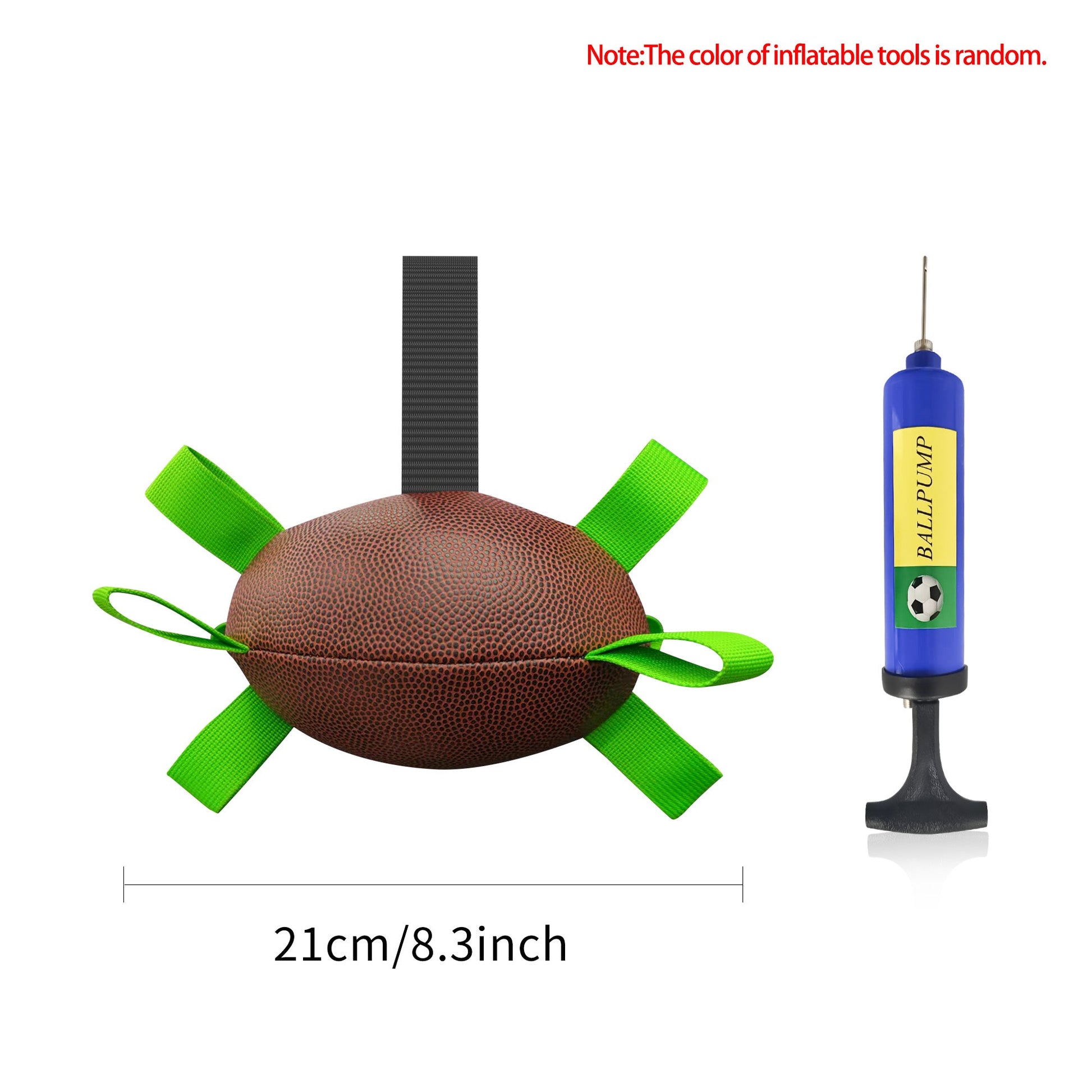 KFX-0368701 Interactive Inflatable Dog Soccer Ball Toy for Large Dogs - Safe & Durable Fetch Training Toy