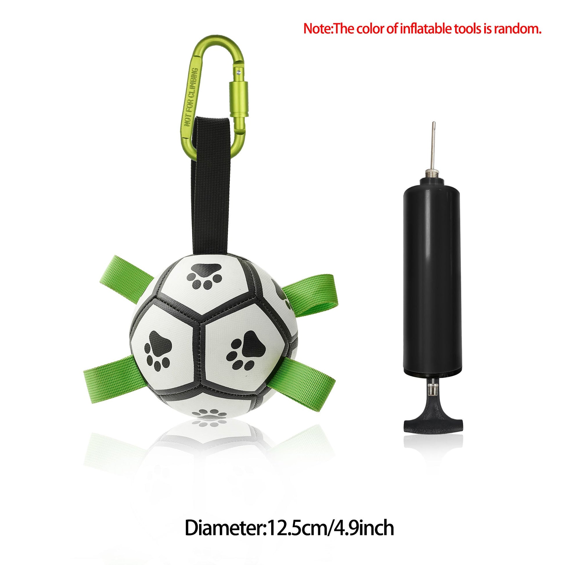 KFX-0368701 Interactive Inflatable Dog Soccer Ball Toy for Large Dogs - Safe & Durable Fetch Training Toy