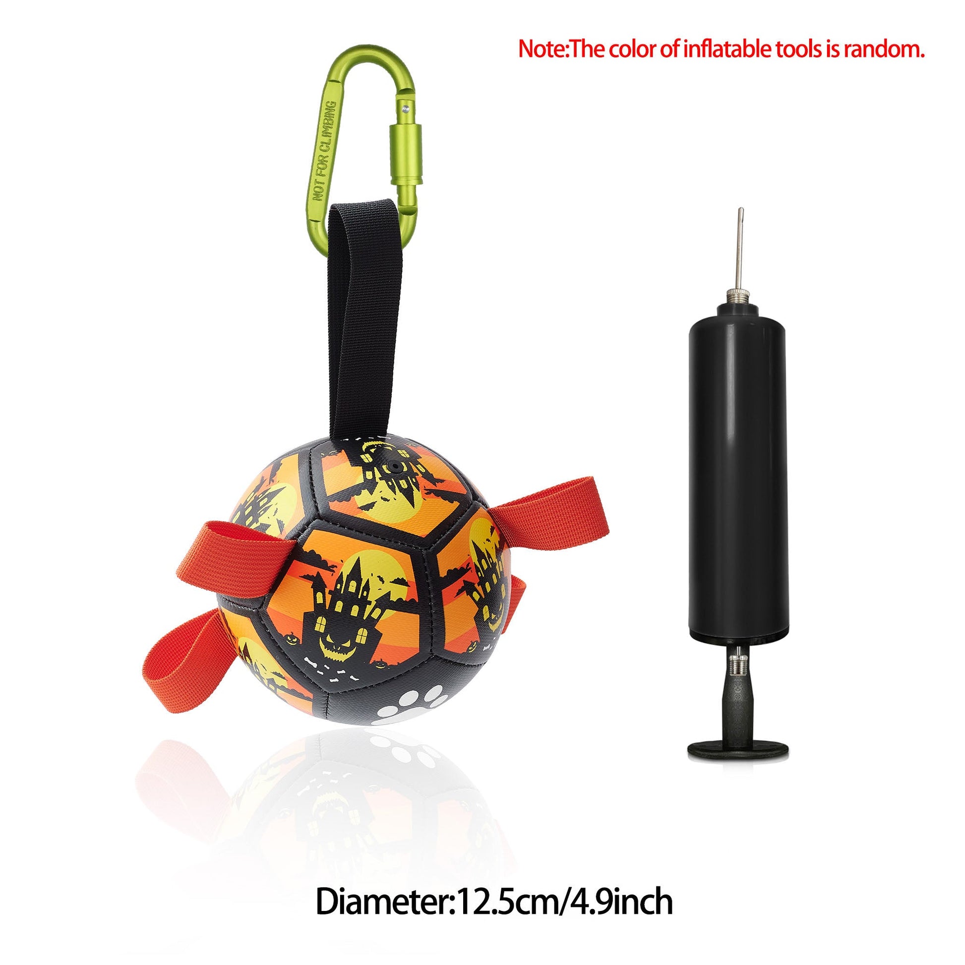 KFX-0368701 Interactive Inflatable Dog Soccer Ball Toy for Large Dogs - Safe & Durable Fetch Training Toy