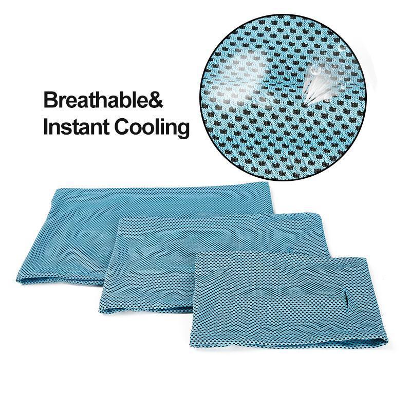 KFX-0368829 Cooling Pet Scarf with Leash Hole for Dogs and Cats - Absorbent and Lightweight Summer Accessory