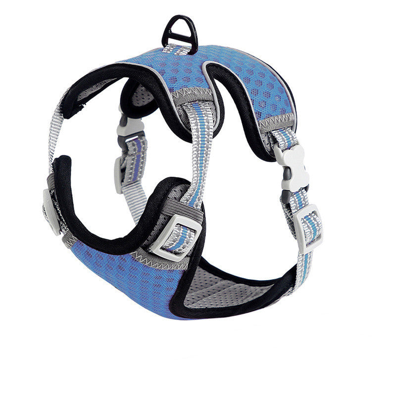 KFX-0370493 Cat Chest Strap for Safe Outdoor Walks - Adjustable Nylon Harness with Various Sizes