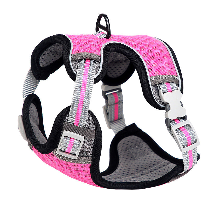 KFX-0370493 Cat Chest Strap for Safe Outdoor Walks - Adjustable Nylon Harness with Various Sizes
