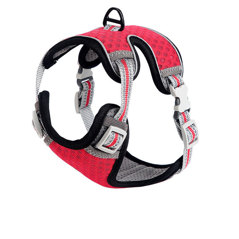 KFX-0370493 Cat Chest Strap for Safe Outdoor Walks - Adjustable Nylon Harness with Various Sizes