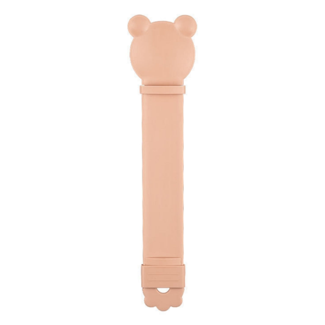 KFX-0372029 Cat Stick Feeder Squeezer with Bear Head Designs - Durable Plastic for Cats