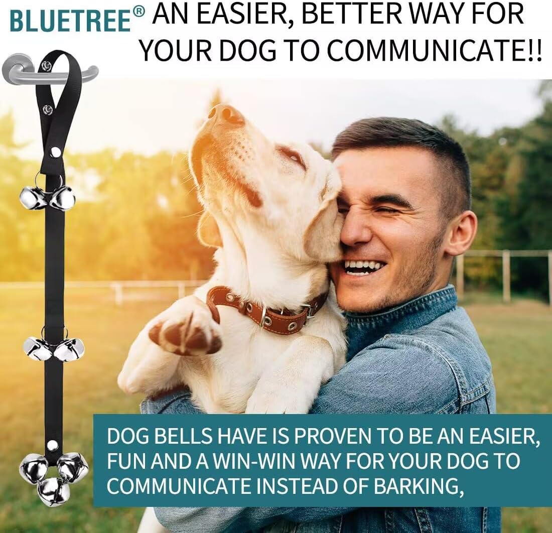 KFX-0374461 Adjustable Premium Dog Doorbell for Easy Potty Training - Durable Metal Bells for Enhanced Communication