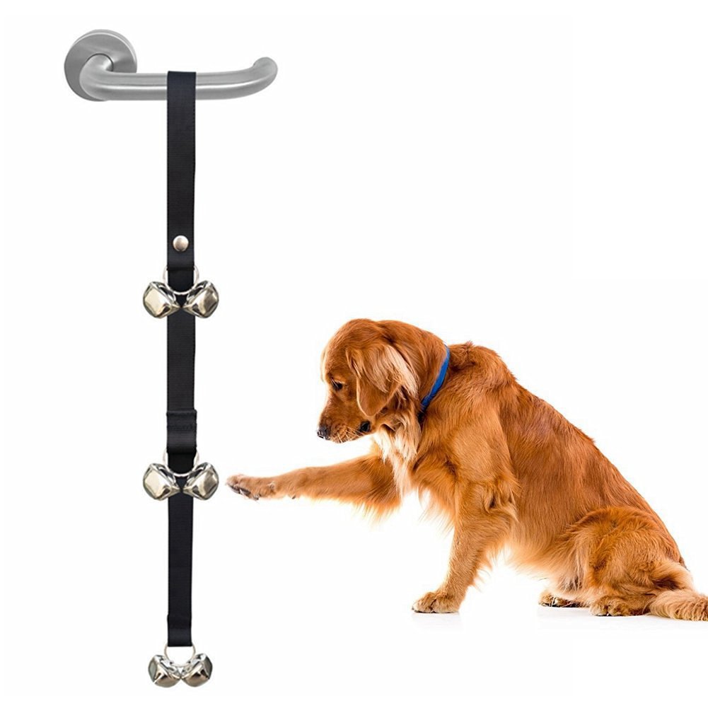 KFX-0374461 Adjustable Premium Dog Doorbell for Easy Potty Training - Durable Metal Bells for Enhanced Communication