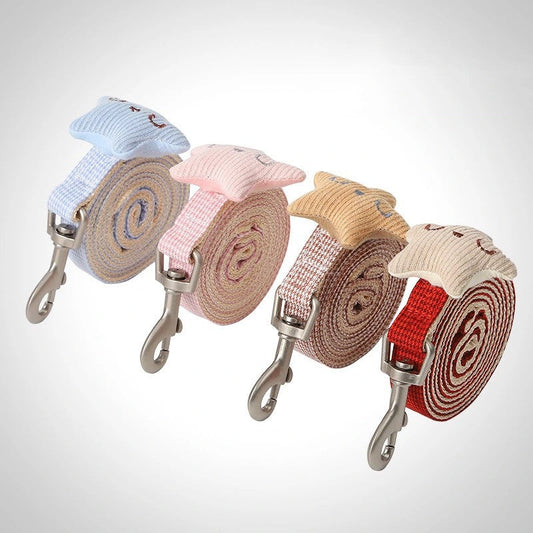 KFX-0382013 Houndstooth Nylon Dog Leash - Available in Multiple Colors and Sizes