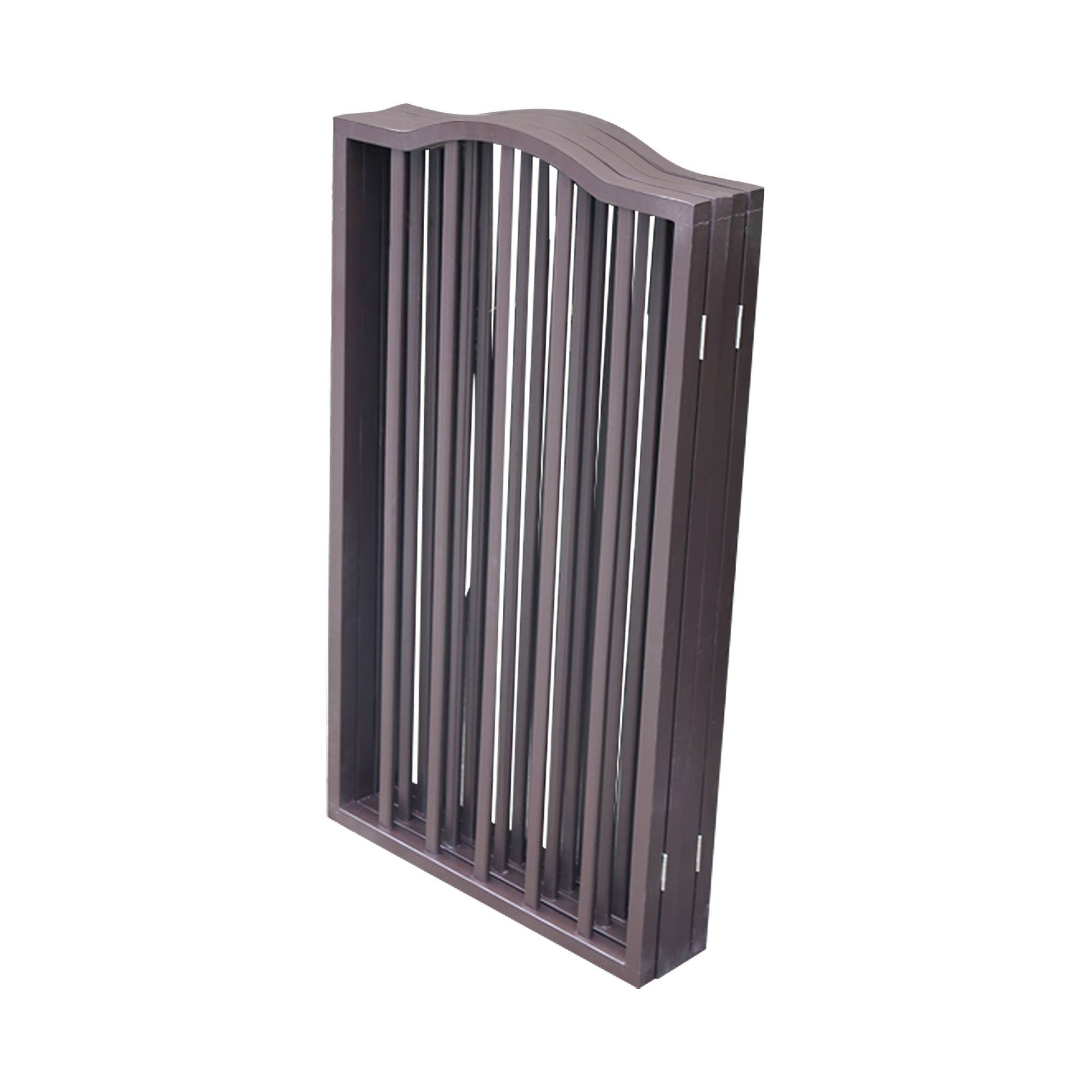 KFX-0384317 Folding Wooden Pet Gate for Doorways and Stairs - Stylish and Easy to Store