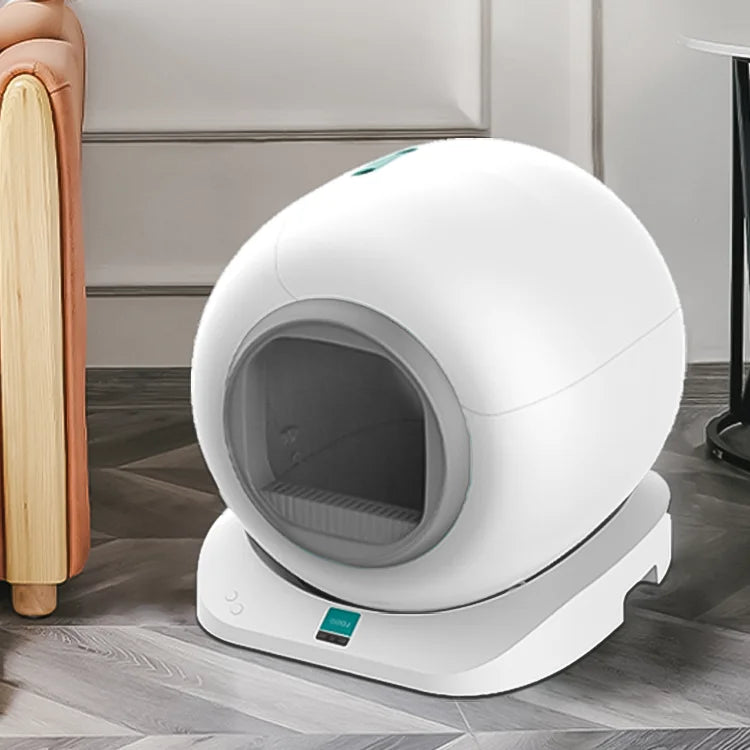 KFX-038611 Extra Large 65L Smart Cat Litter Box with Ion Purification and Easy Clean Features
