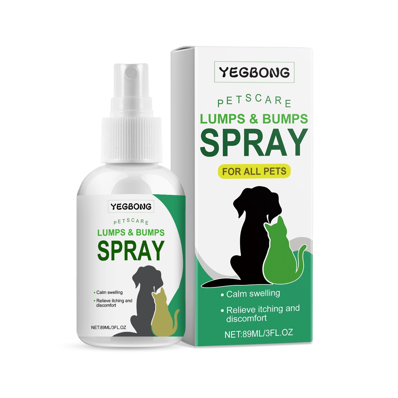 KFX-0390333 Soothing Skin Relief Pet Care Spray for Cats and Dogs - 89ml