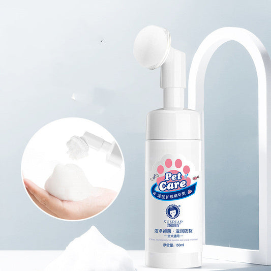 KFX-0394045 Pet Foot Cleaning Foam - 150ML Coconut Oil & Oat Extract Daily Care for Dogs and Cats