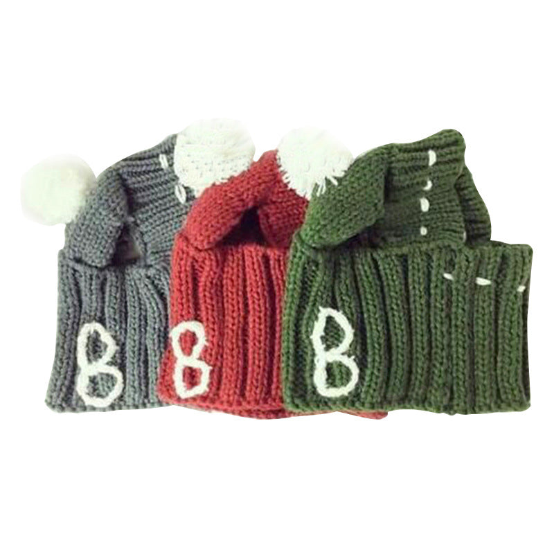 KFX-0394813 Casual Acrylic Dog Hat for All Seasons - One Size Fits Most