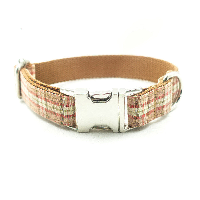 KFX-0396221 Plaid Design Dog Ring in Durable Polyester Material