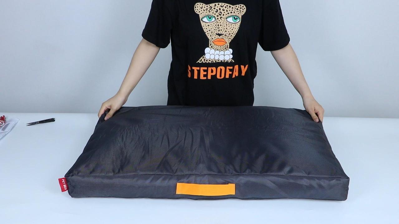 KFX-0404029 Sponge Pet House Bed - Dark Gray, Scratch-Resistant & Non-Slip, Multiple Sizes