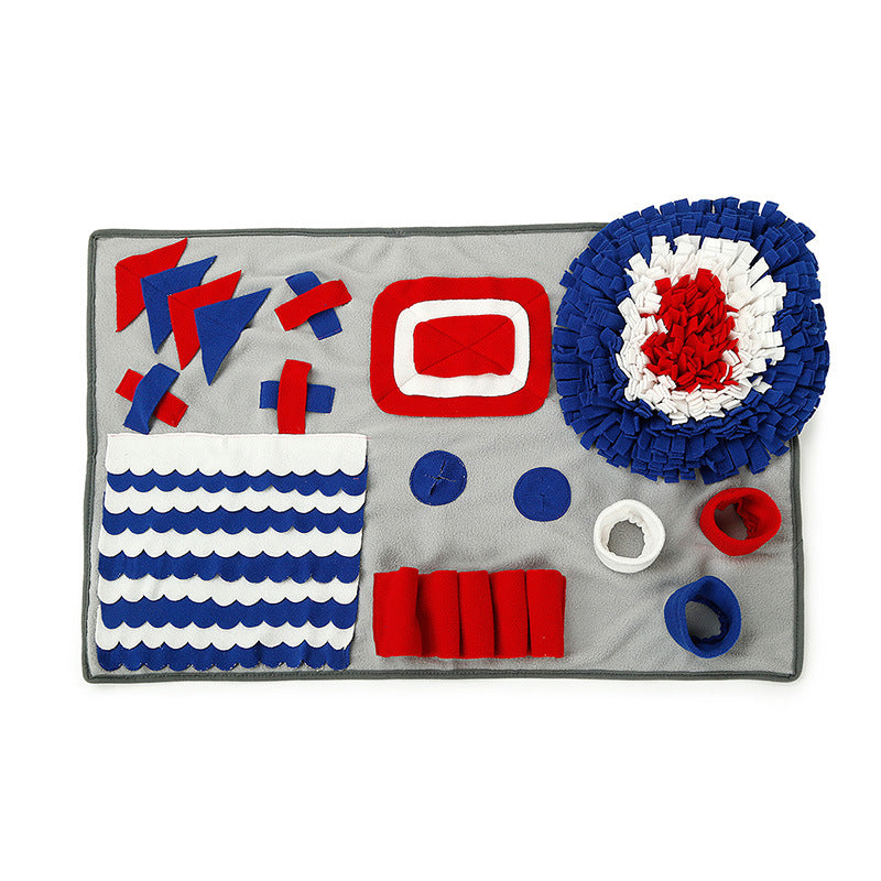 KFX-0404797 Pet Sniffing Pad Blanket for Interactive Smelling Training and Slow Feeding