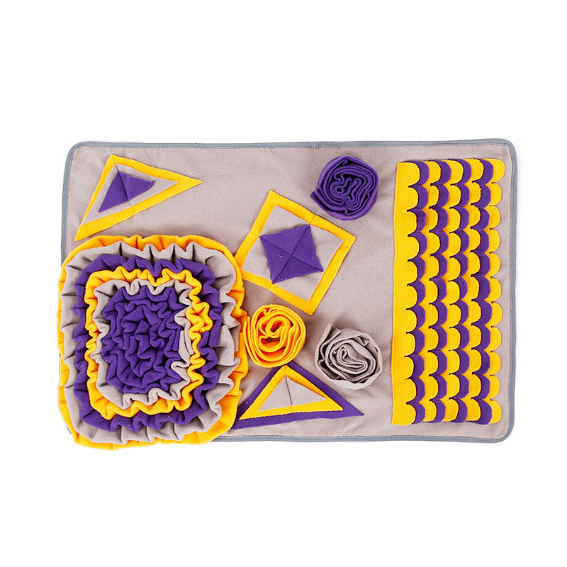 KFX-0404797 Pet Sniffing Pad Blanket for Interactive Smelling Training and Slow Feeding