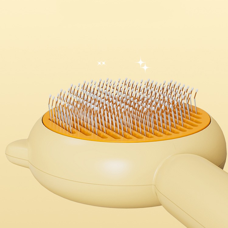 KFX-0405565 Pet Grooming Comb for Cats and Dogs - Hair Removal and Massage Tool - ABS & Stainless Steel, 195mm x 94mm x 46mm
