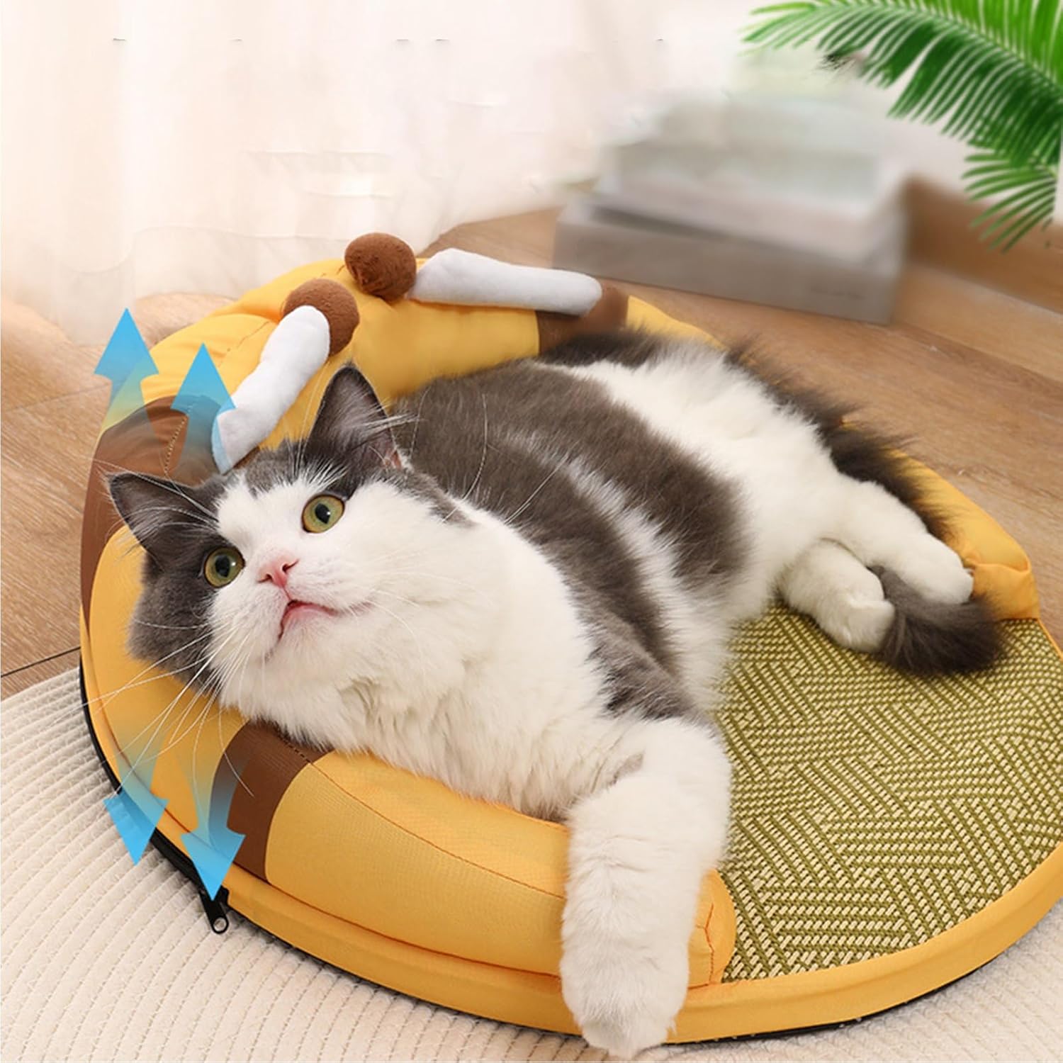 KFX-0407229 Cooling Pet Bed for Summer Comfort and Relaxation