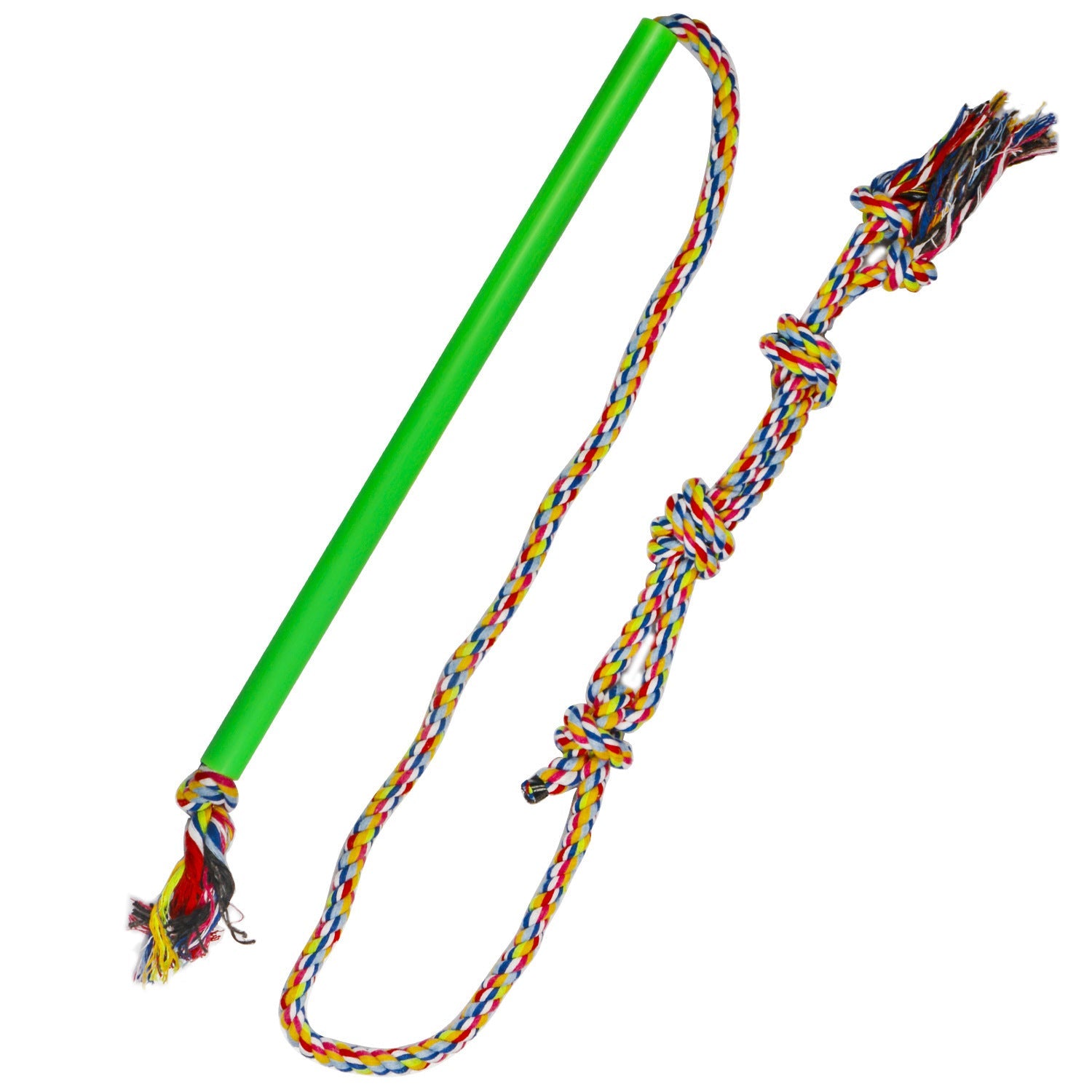 KFX-0410557 Dog Training Pole with Cotton Rope - Available in Small, Medium, and Large Sizes
