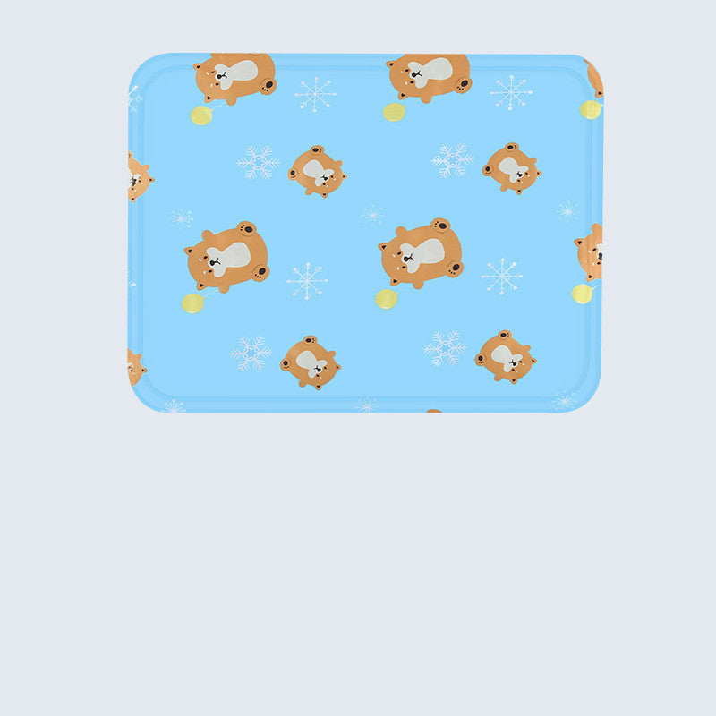 KFX-0411581 Cooling Cat Mat - Cloth Ice Pad for Summer Comfort in Multiple Sizes