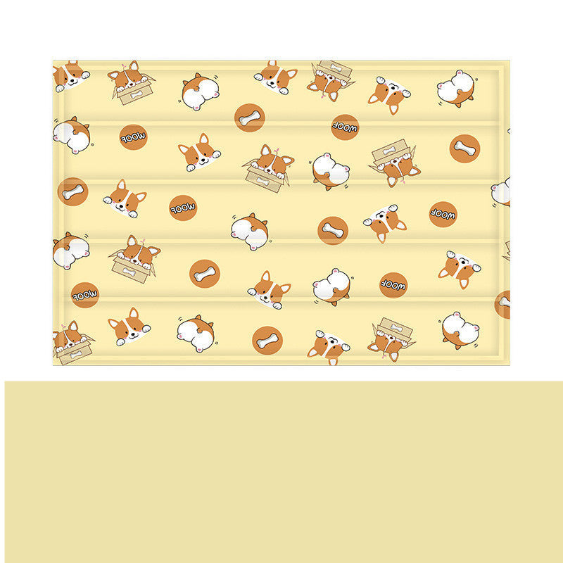 KFX-0411581 Cooling Cat Mat - Cloth Ice Pad for Summer Comfort in Multiple Sizes