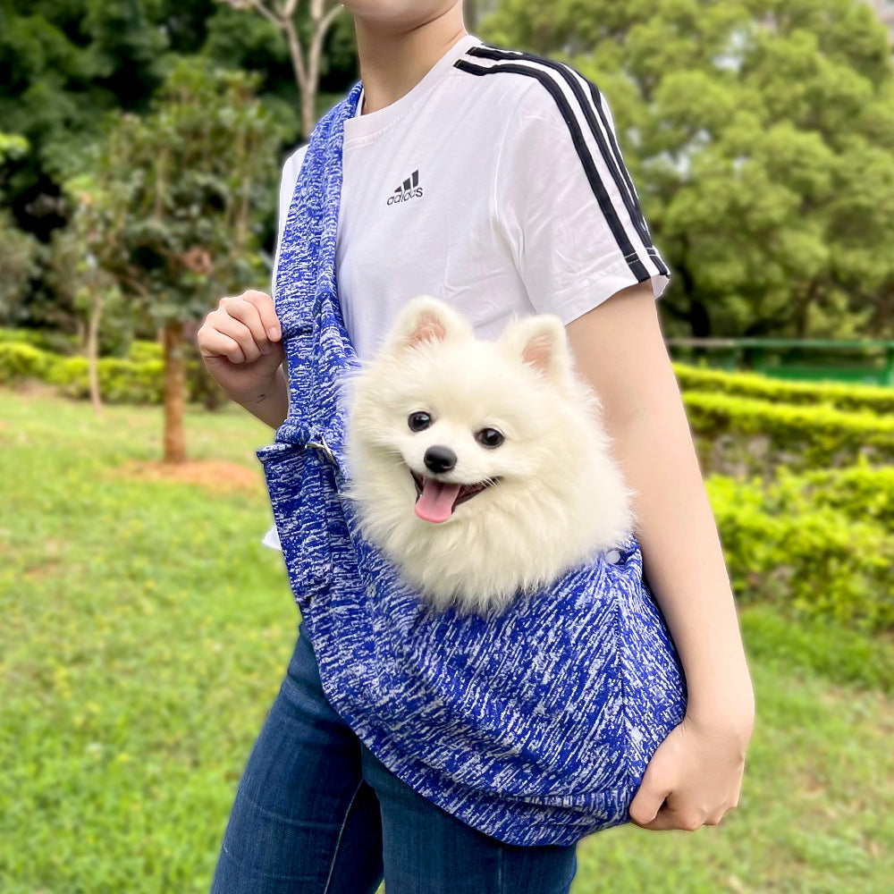 KFX-0412349 Cozy Autumn and Winter Crossbody Pet Bag for Cats and Dogs, Multiple Colors Available